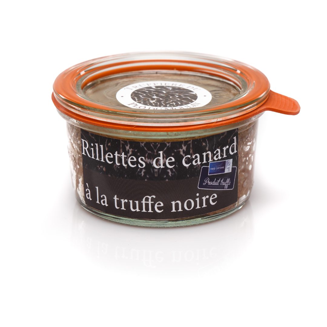 Rillettes de canard a la truffe noire Truffiere du Plo du Moulin : photo du produit rappelé le 26/11/2024
