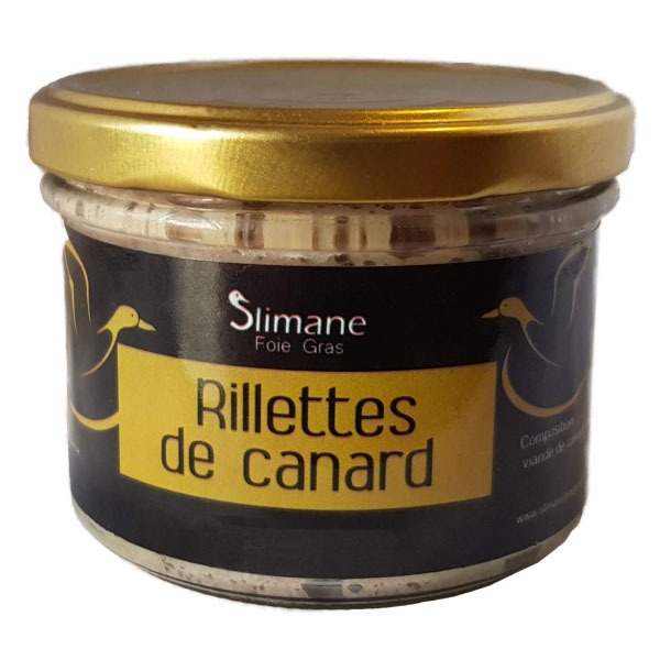 Rillettes de canards 180g Slimane Foie Gras : photo du produit rappelé le 22/12/2021