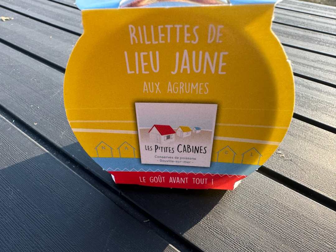Rillettes de lieu jaune aux agrumes Les Ptites Cabines : photo du produit rappelé le 11/07/2023