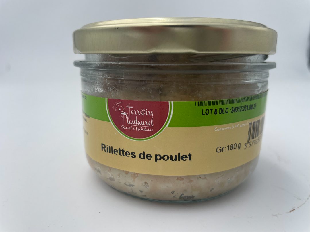 Rillettes de poulet Les Terroirs du Plantaurel : photo du produit rappelé le 16/05/2025