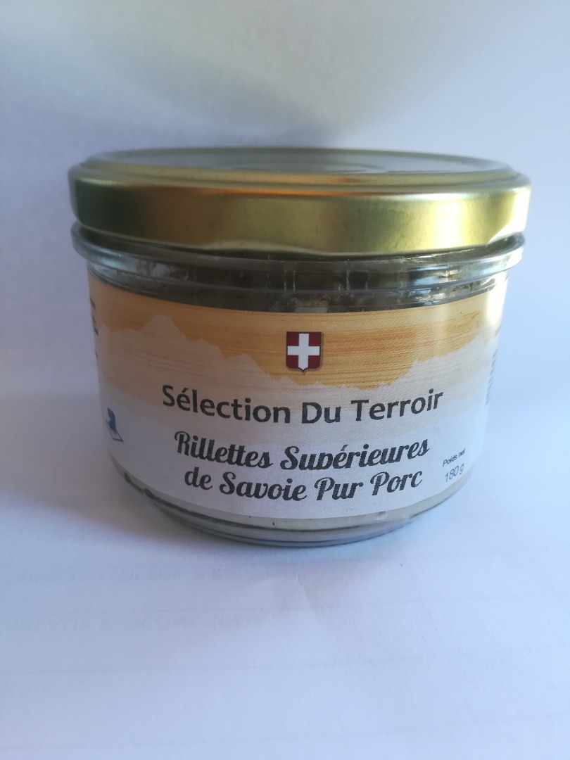 Rillettes supérieures de savoie pur porc Selection du Terroirs : photo du produit rappelé le 11/08/2023