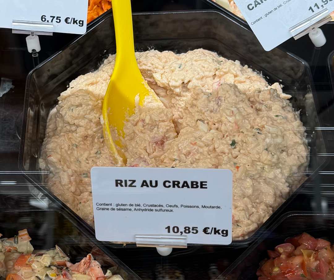 Riz au crabe : photo du produit rappelé le 25/08/2026