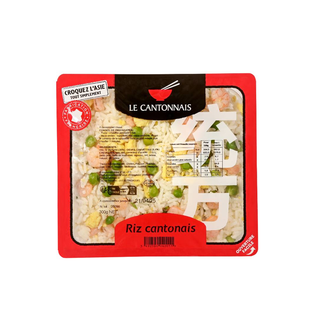 Riz cantonais Le Cantonnais : photo du produit rappelé le 23/07/2025