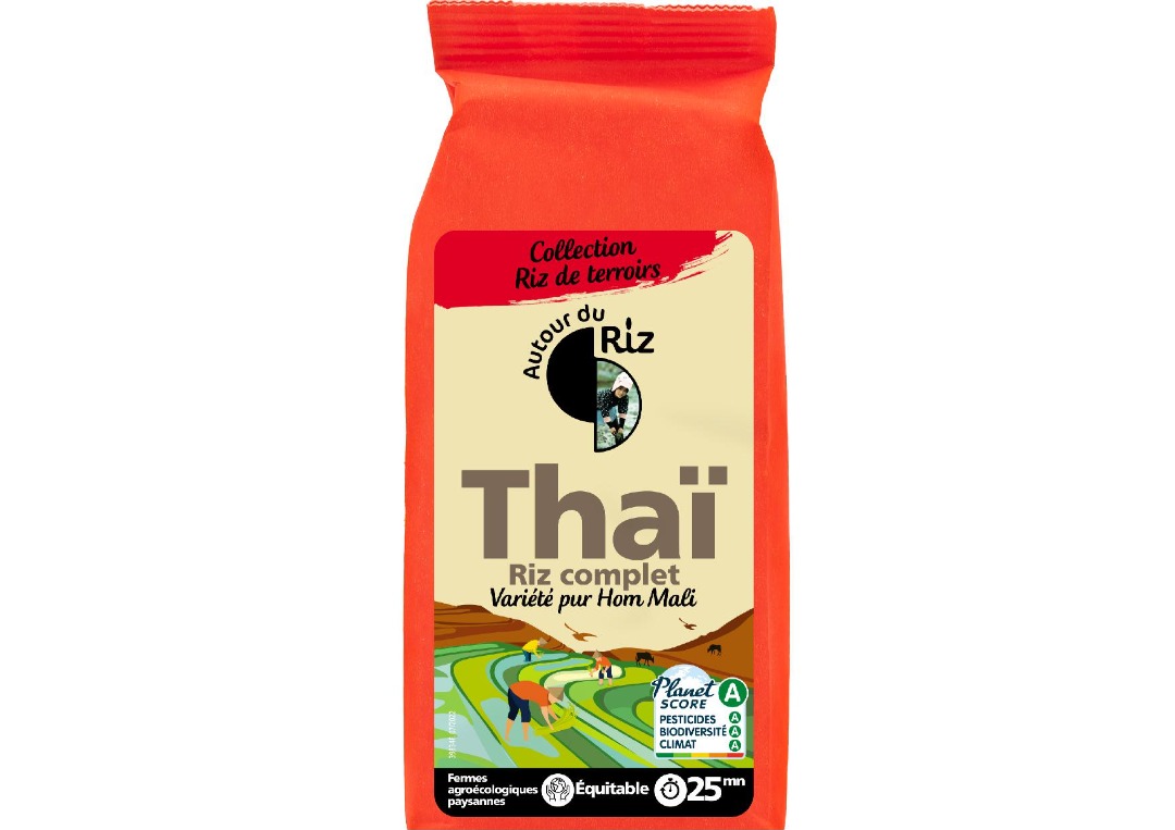 Riz thaï complet 500g Autour du Riz : photo du produit rappelé le 15/02/2024