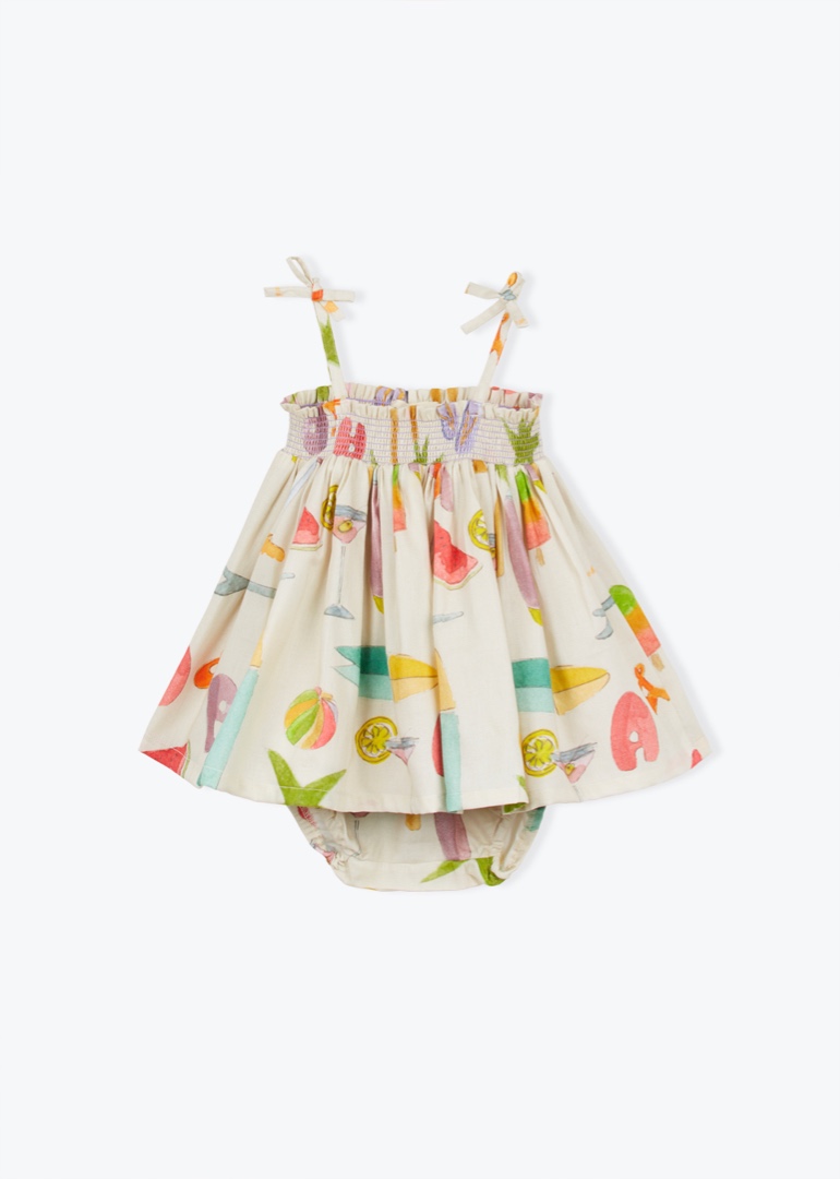 Robe bebe imprime surf 144 delea Arsene et les Pipelettes : photo du produit rappelé le 12/05/2023