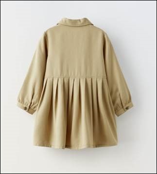 Robe chemise fluide enfant Zara : photo 2 sur 2 du produit rappelé le 09/07/2024