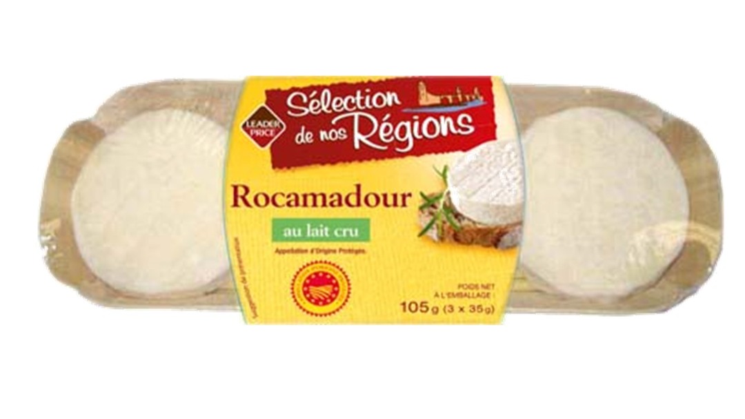 Rocamadour AOP 105g (3x35g) leader price selection de nos regions : photo du produit rappelé le 23/06/2021