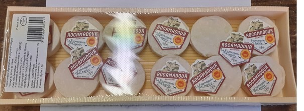 Rocamadour AOP 12x35g La Fromagerie du Quercy : photo du produit rappelé le 10/02/2022