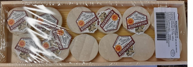 Rocamadour AOP 12x35g La Fromagerie du Quercy : photo du produit rappelé le 10/02/2022