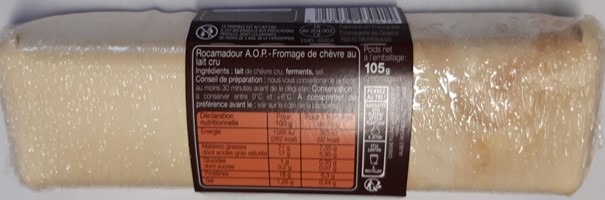Rocamadour AOP 3x35g Les Delices de Belle France : photo 2 sur 2 du produit rappelé le 15/02/2022