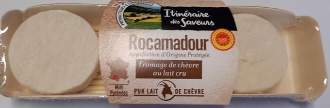 Rocamadour AOP Itinéraire des Saveurs : photo du produit rappelé le 16/02/2022