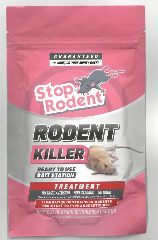 Rodent killer - 500 baits Stop Rodent : photo du produit rappelé le 03/06/2024