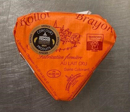 Rollot brayon Fromagerie de la Chapelle Saint Jean : photo du produit rappelé le 27/04/2023