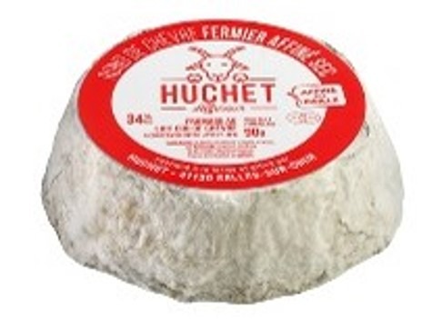 Rond de chèvre fermier affiné sec Huchet : photo du produit rappelé le 13/05/2023