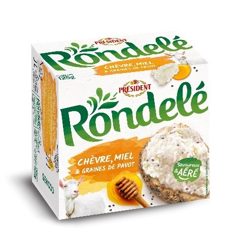 Rondele miel et une nuit chevre miel et graines de pavot 125g : photo du produit rappelé le 26/11/2021