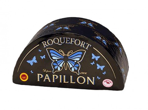Roquefort AOP papillon noir : photo du produit rappelé le 16/05/2023