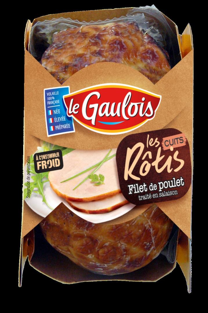 Rôti de filet de poulet cuit sous vide Le Gaulois : photo du produit rappelé le 12/08/2021
