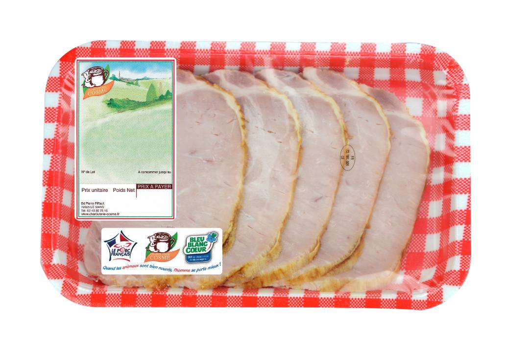 Roti de porc cuit x10 - roti de porc cuit x5 Charcuterie Cosme : photo 2 sur 2 du produit rappelé le 22/04/2024