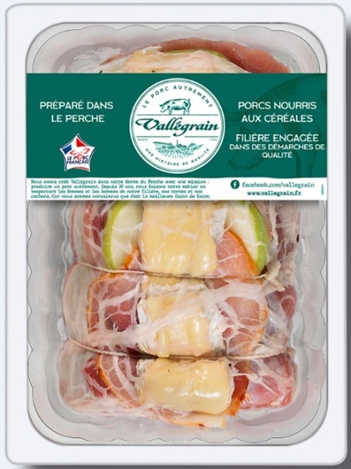 Rôti normand Vallégrain : photo du produit rappelé le 09/02/2023