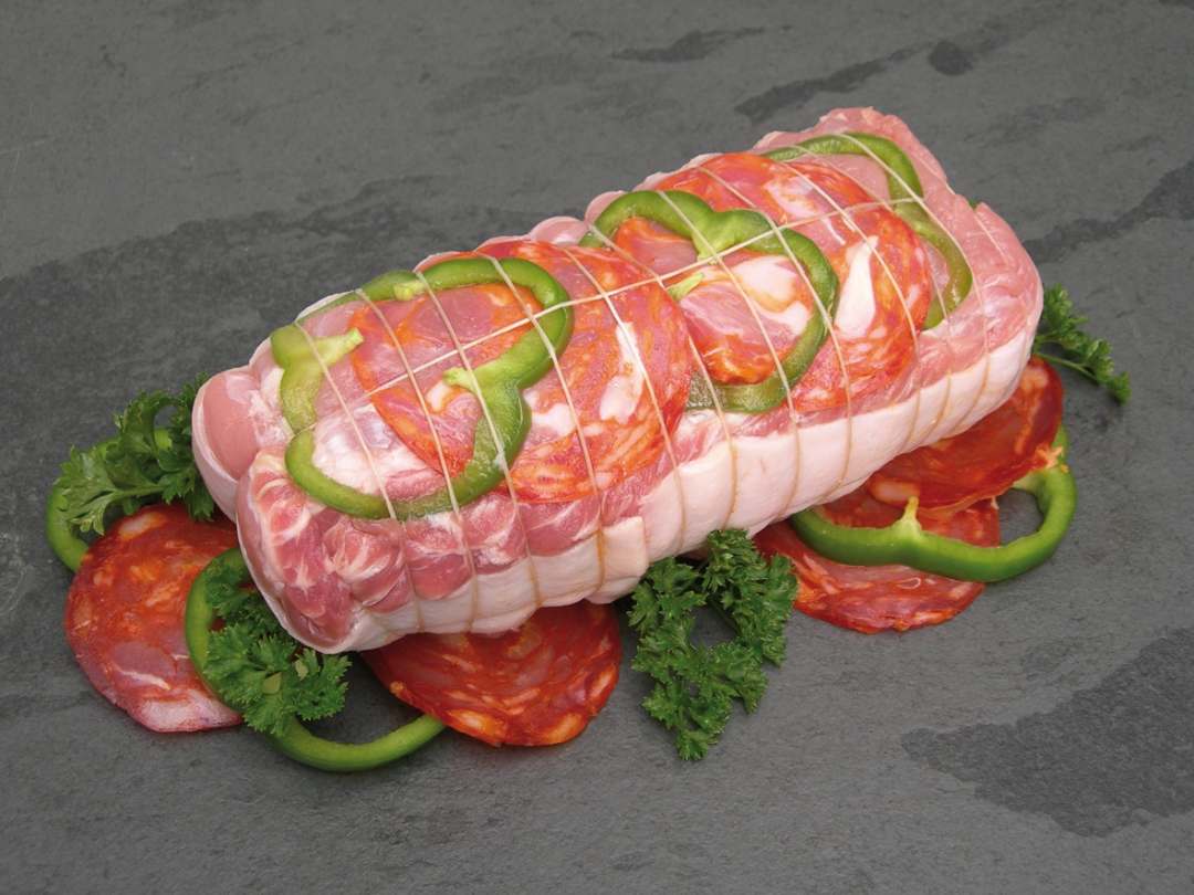 Roti porc chorizo 800g : photo du produit rappelé le 20/01/2022