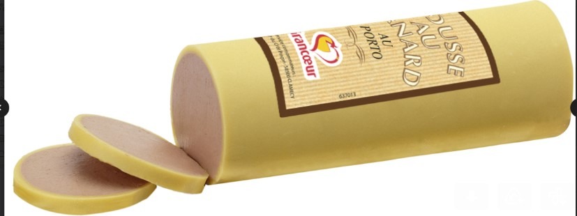 Rouleau de mousse de canard au porto de qualité Gral et Sans Marque : photo du produit rappelé le 12/12/2023