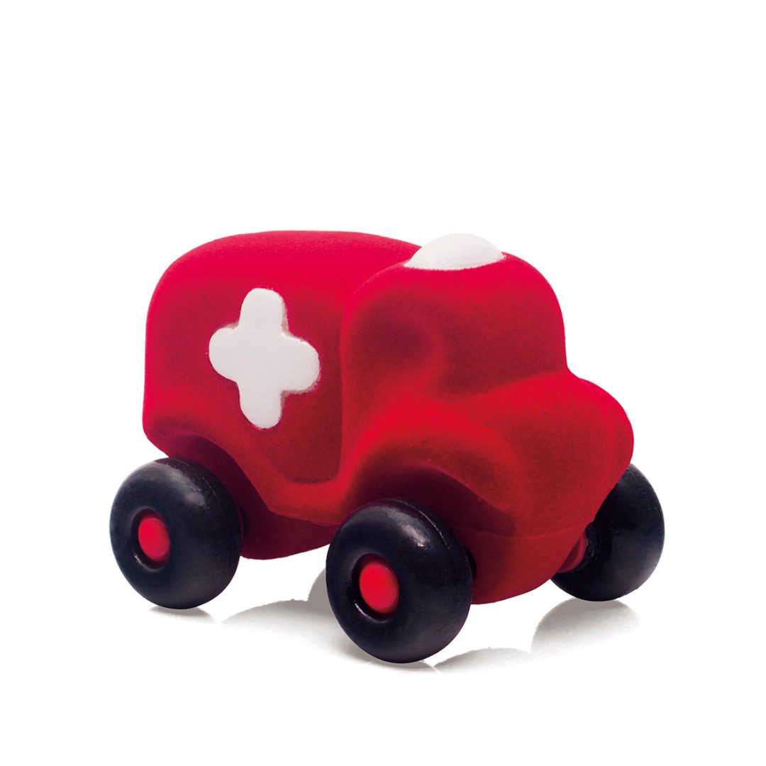 Rubbabu - ambulance rouge - 11,5x8x8cm (polybag) : photo du produit rappelé le 29/08/2024