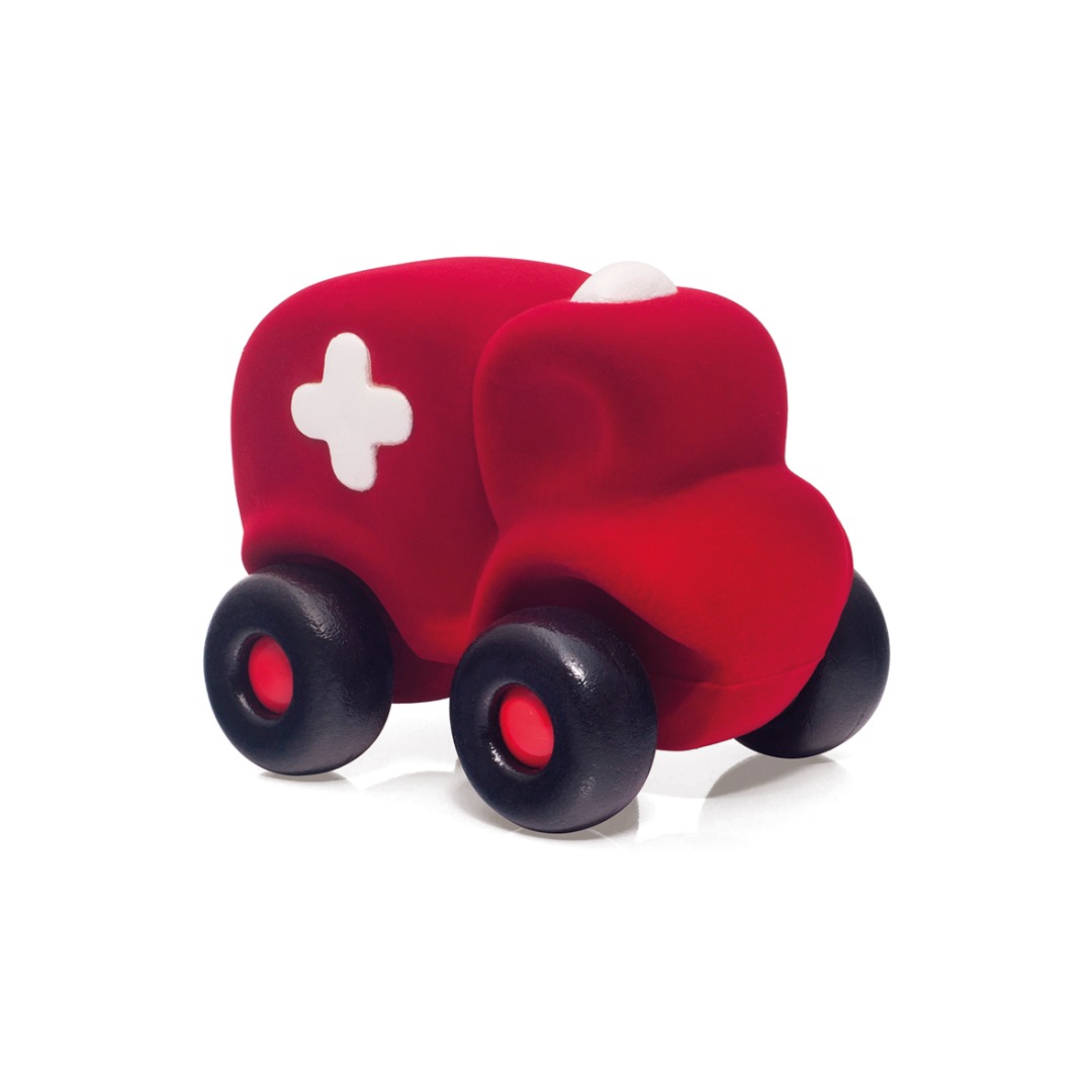 Rubbabu : ambulance rouge/set alphabet/mascot car rouge/empilable culbuto : photo du produit rappelé le 18/10/2024