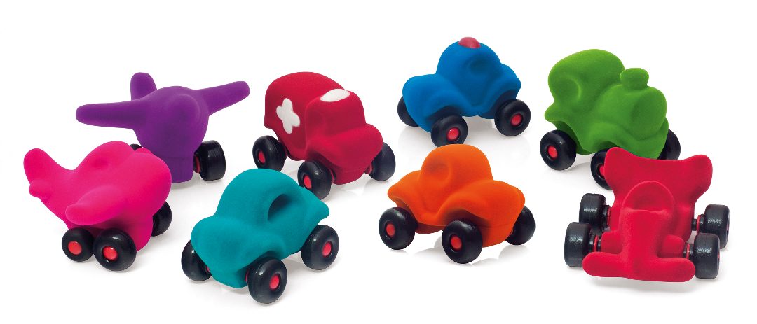 Rubbabu - assortiment a - 8 petits véhicules en display - 12cm : photo du produit rappelé le 29/08/2024