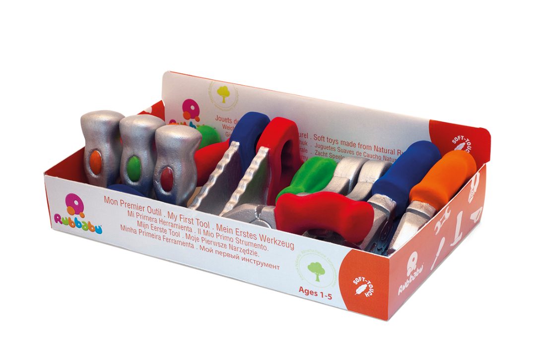 Rubbabu - assortiment d’outils - 40x10x20cm : photo du produit rappelé le 29/08/2024