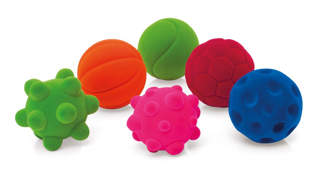Rubbabu - assortiment de 24 petites balles en display - ø5cm : photo du produit rappelé le 29/08/2024