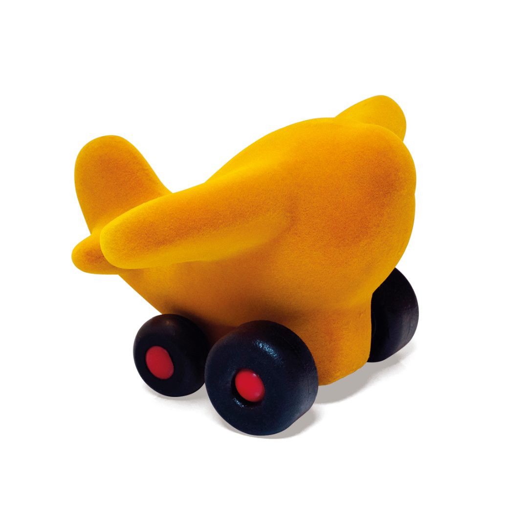 Rubbabu - avion takota jaune - 12,5x15x8,5cm (polybag) : photo du produit rappelé le 29/08/2024