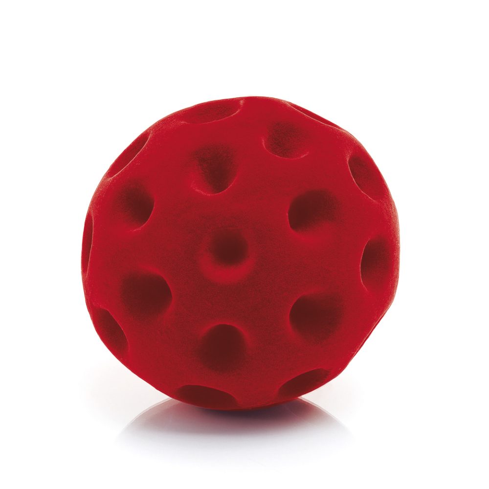 Rubbabu - balle sensorielle rouge - ø10cm (polybag) : photo du produit rappelé le 29/08/2024
