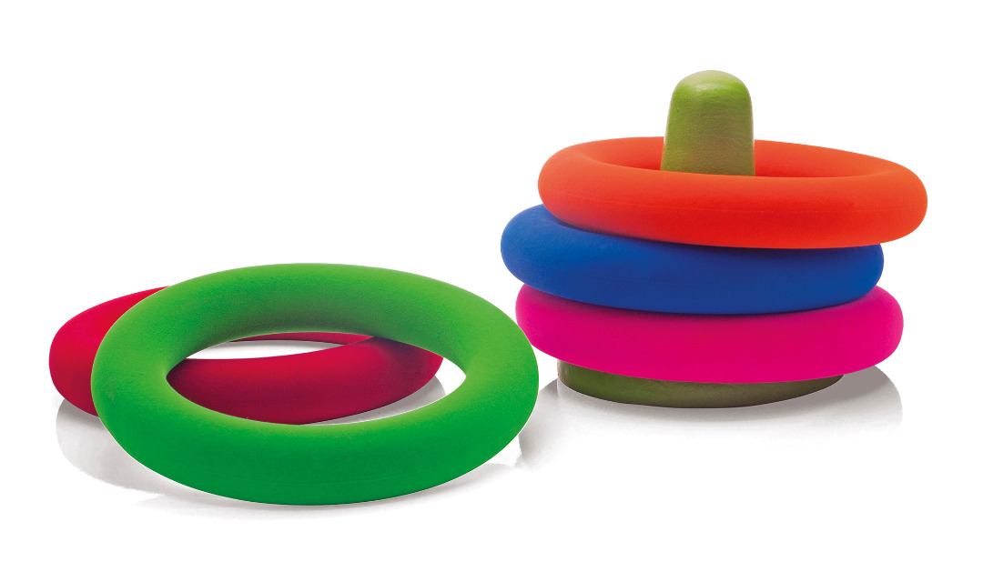 Rubbabu - jeu d’anneaux - 18x18x14,5cm (packaging) : photo du produit rappelé le 29/08/2024