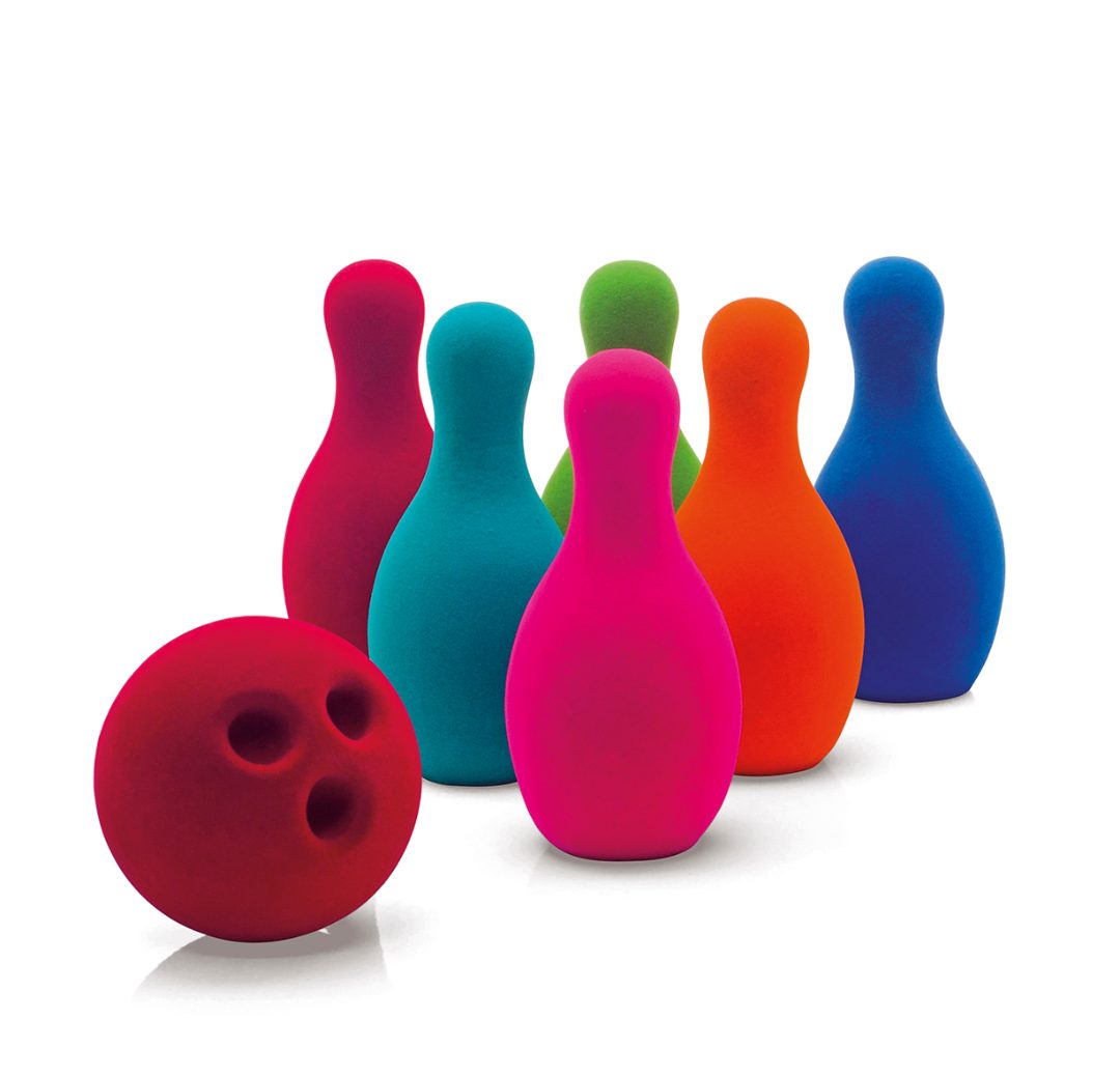 Rubbabu - petit jeu de bowling - quille:9cm (polybag) : photo du produit rappelé le 29/08/2024