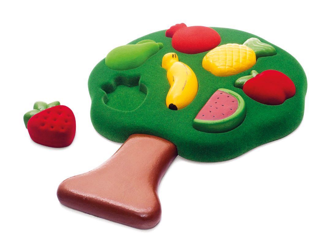 Rubbabu - puzzle éducatif fruits - 23x30x5cm (packaging) : photo du produit rappelé le 29/08/2024