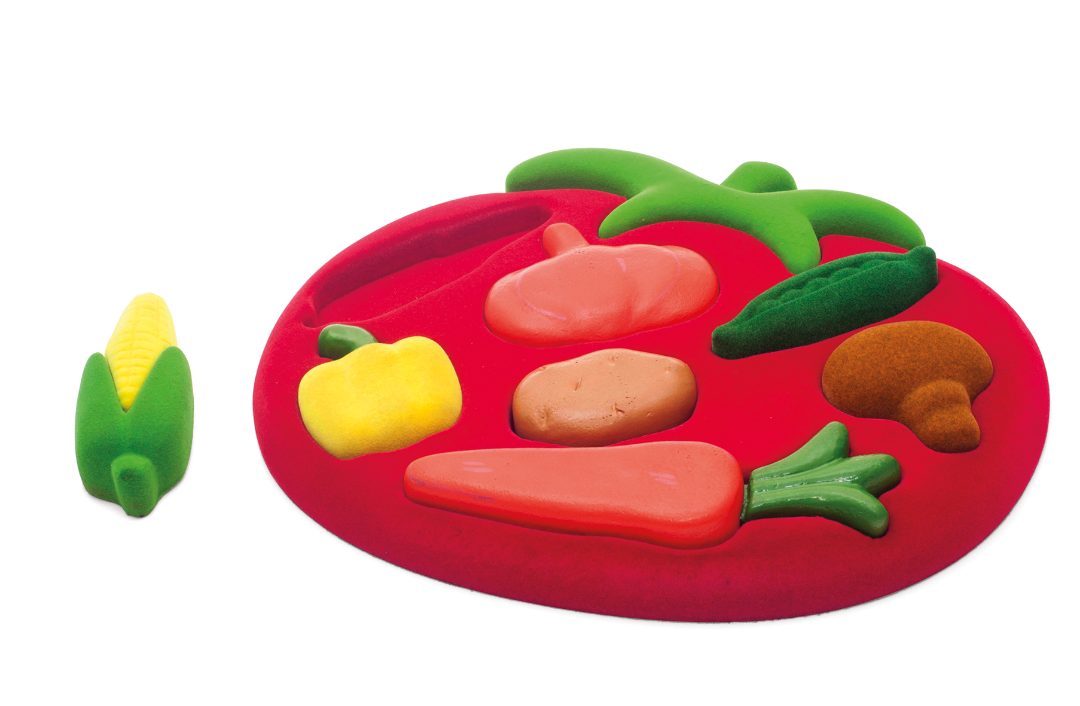 Rubbabu - puzzle éducatif légumes - 24x20x5cm (packaging) : photo du produit rappelé le 29/08/2024