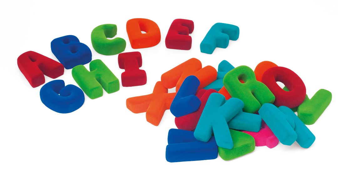 Rubbabu - set d’alphabet majuscule - hauteurd'unelettre:6,5cm (packaging) : photo du produit rappelé le 29/08/2024