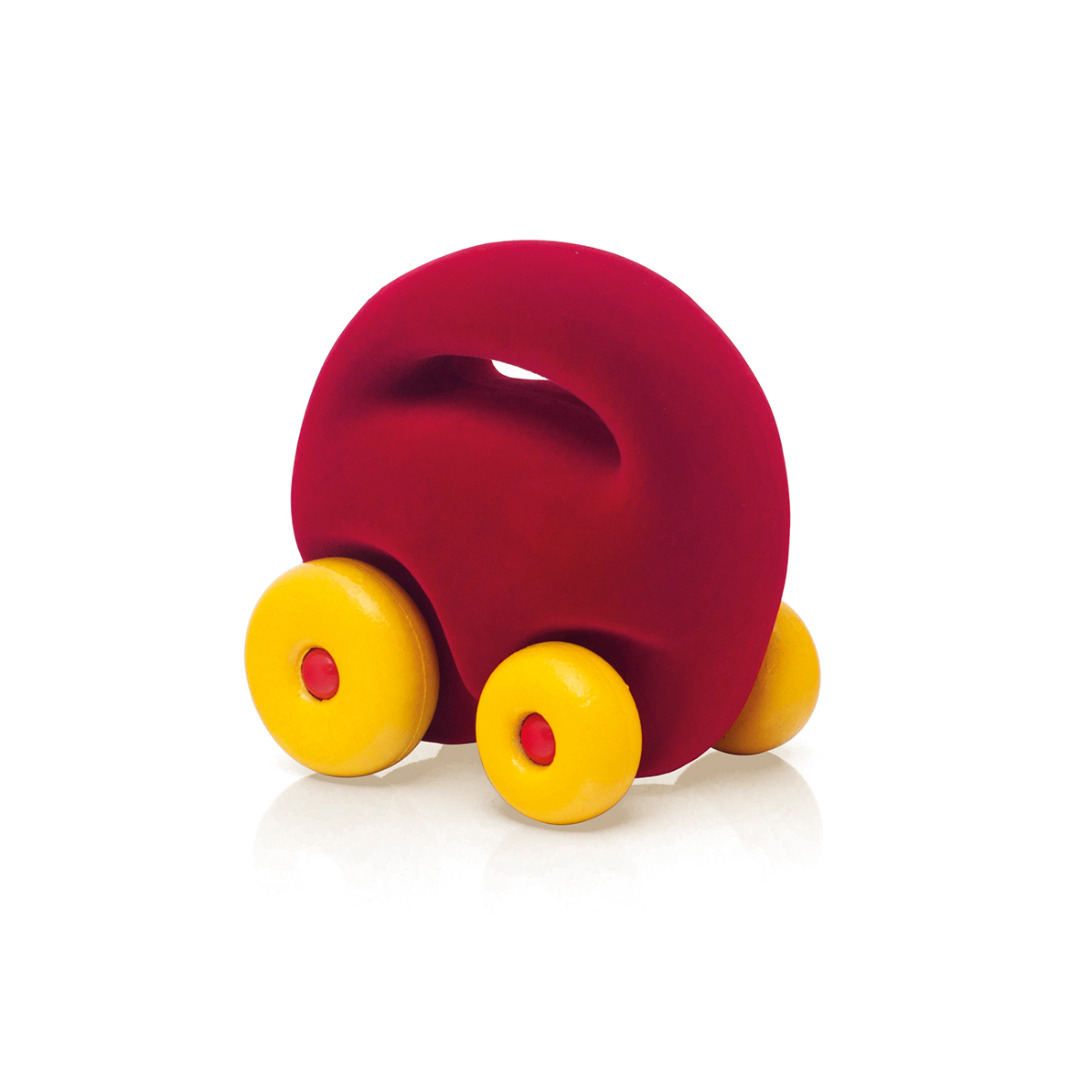 Rubbabu - voiture mascotte rouge - 12x8x12cm (packaging) : photo du produit rappelé le 29/08/2024