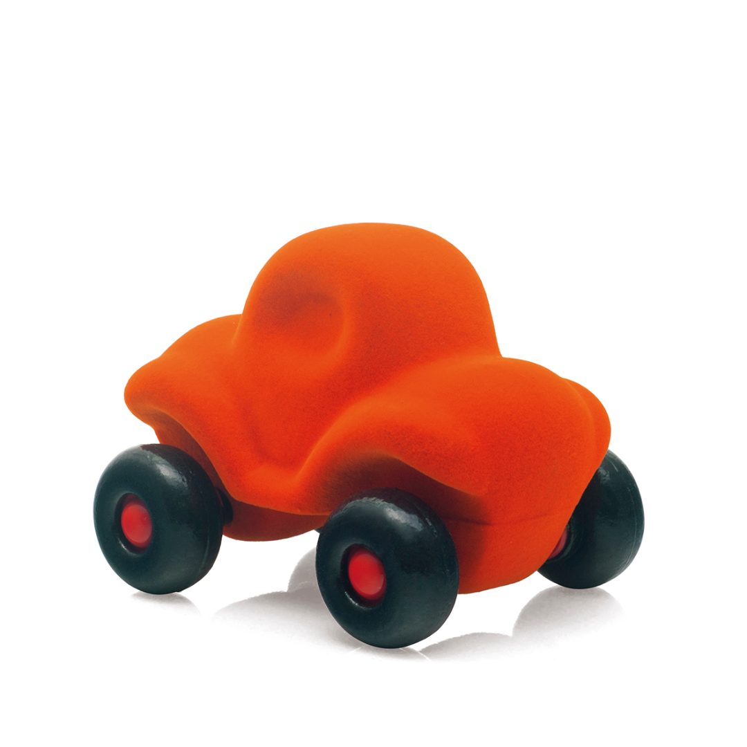 Rubbabu - voiture orange - 11x8x8,5cm (polybag) : photo du produit rappelé le 29/08/2024