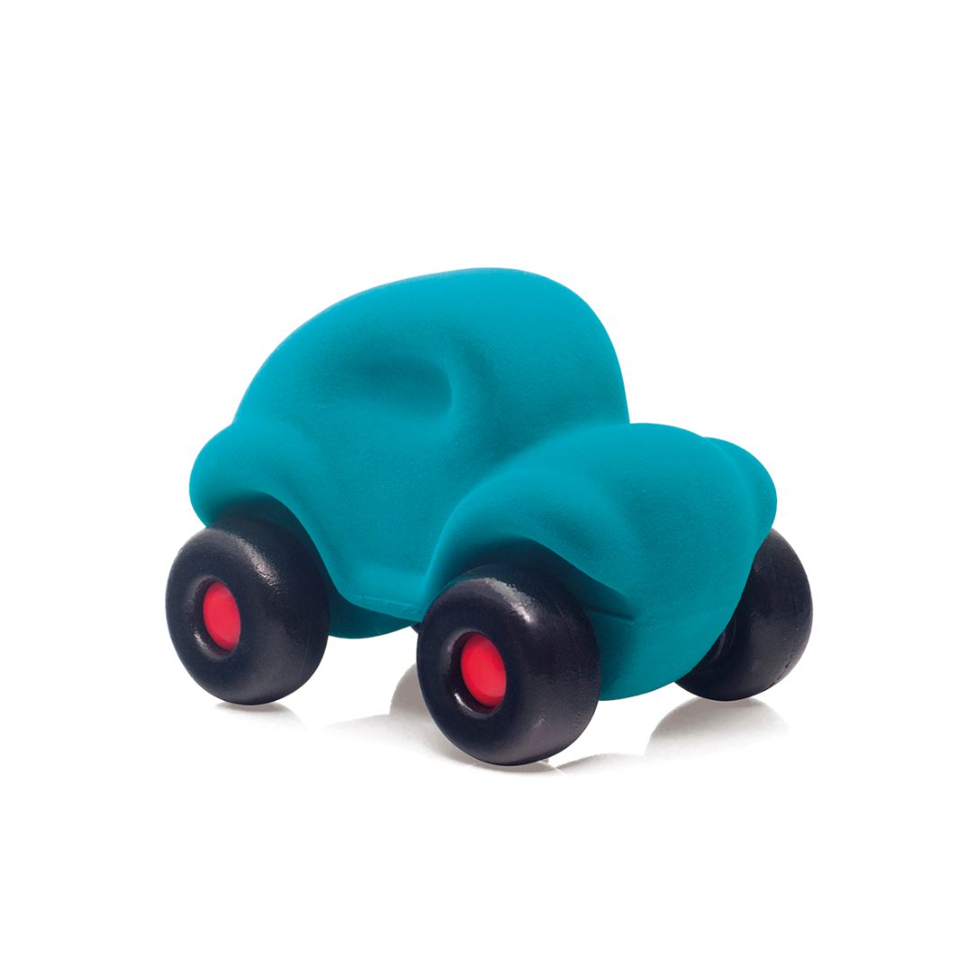 Rubbabu - voiture rubbabu turquoise - 18,5x12,5x13,5cm (packaging) : photo du produit rappelé le 29/08/2024