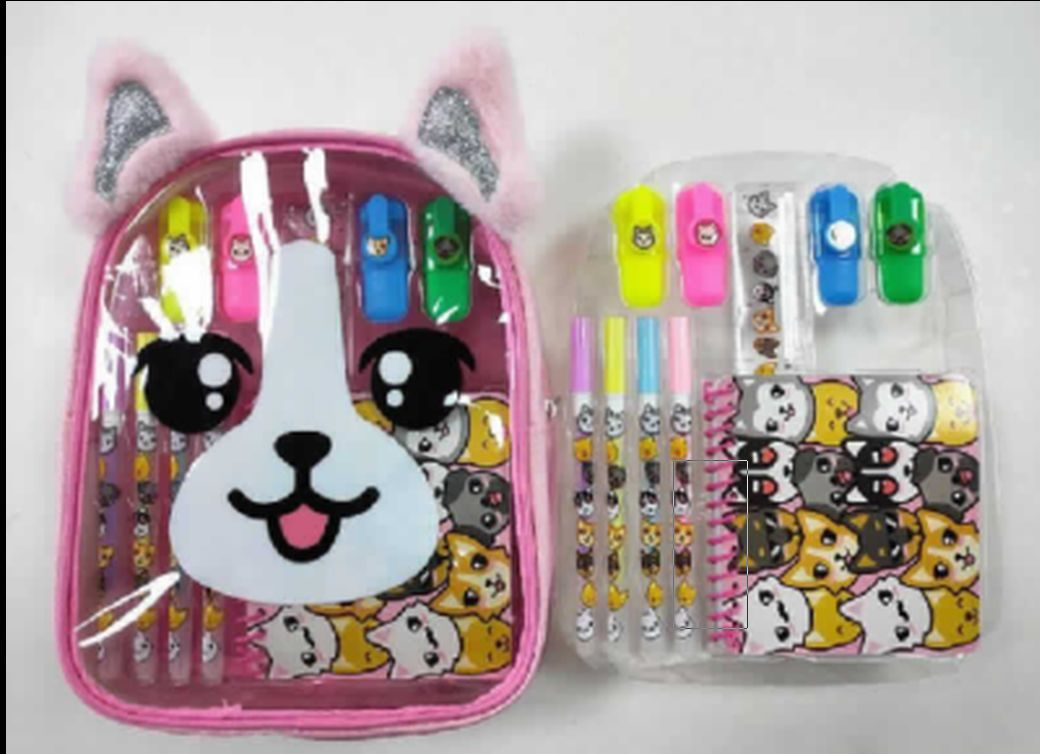 Sac à dos transparent en forme de chat avec accessoires : photo du produit rappelé le 20/04/2026
