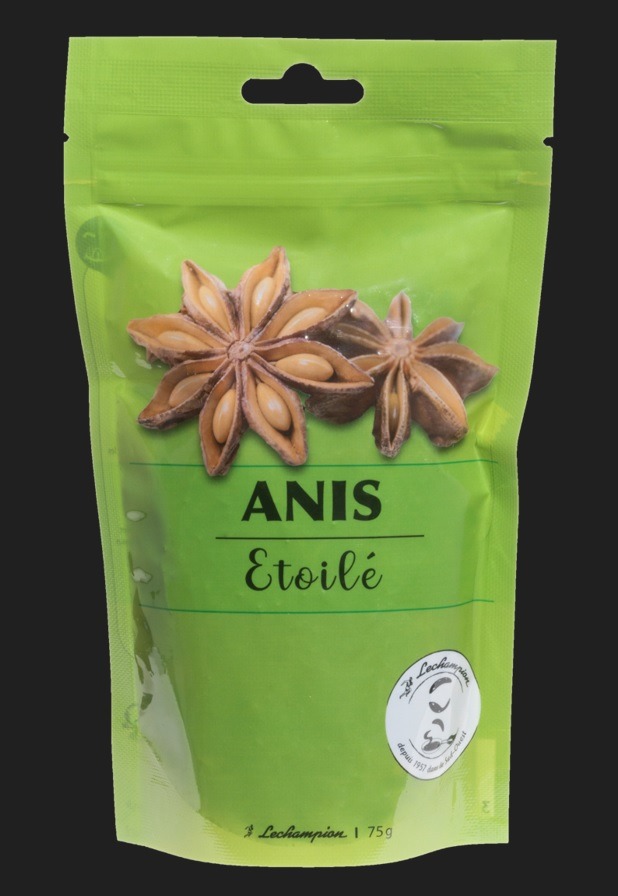 Sachets anis etoile (75g) Lechampion : photo du produit rappelé le 31/01/2025