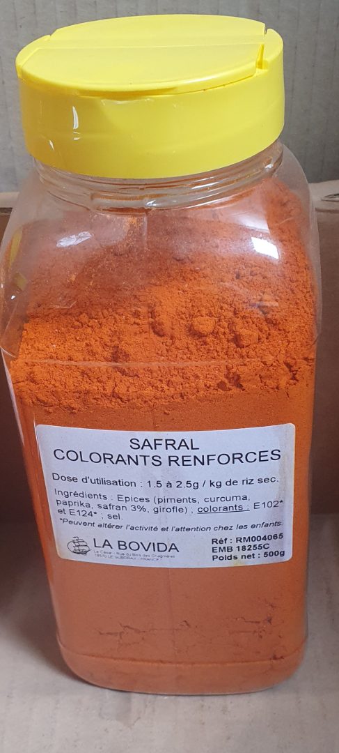 Safral colorants renforces La Bovida : photo 2 sur 2 du produit rappelé le 23/05/2022