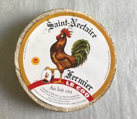 Saint-nectaire AOP fermier Le Coq : photo du produit rappelé le 09/08/2021