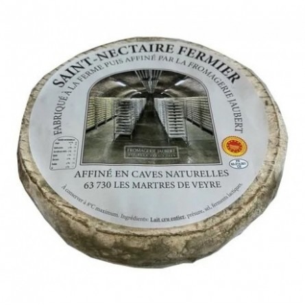 Saint nectaire fermier AOP 45% Fromagerie Jaubert : photo du produit rappelé le 16/07/2026