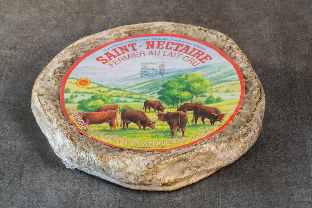 Saint-nectaire fermier vache rouge : photo du produit rappelé le 28/09/2023