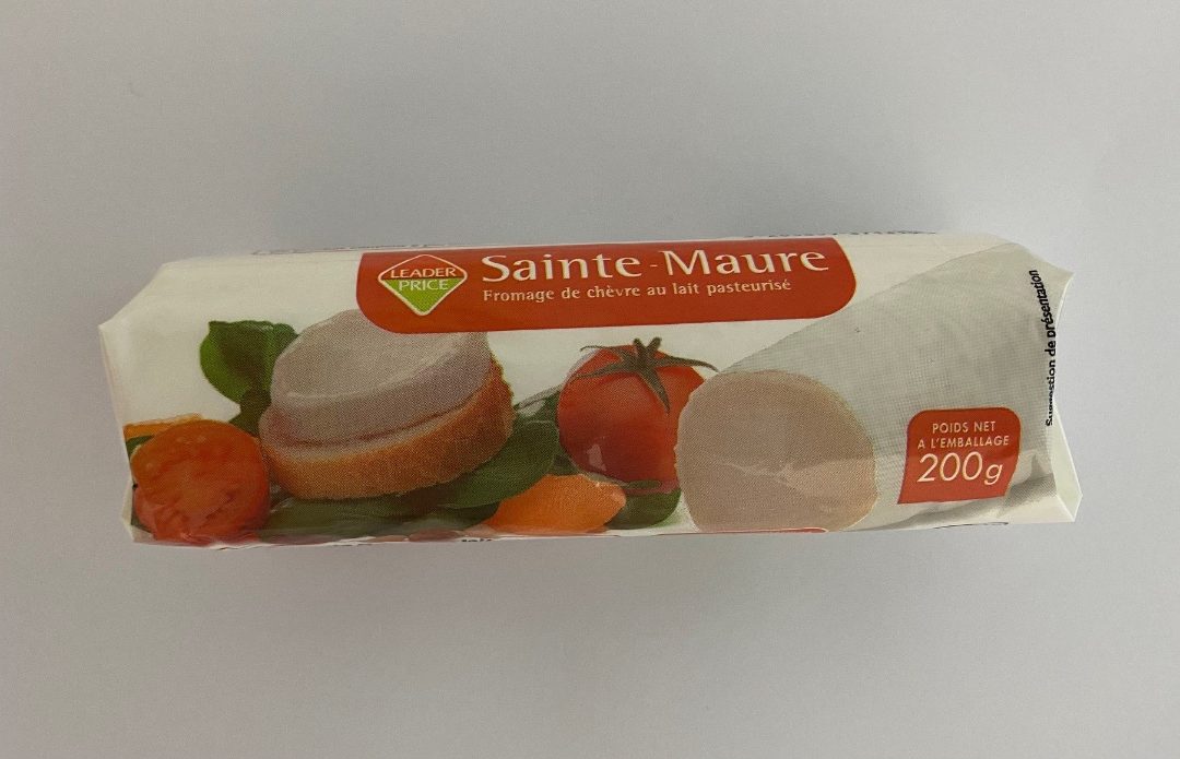 Sainte-maure Leader Price : photo du produit rappelé le 12/09/2022