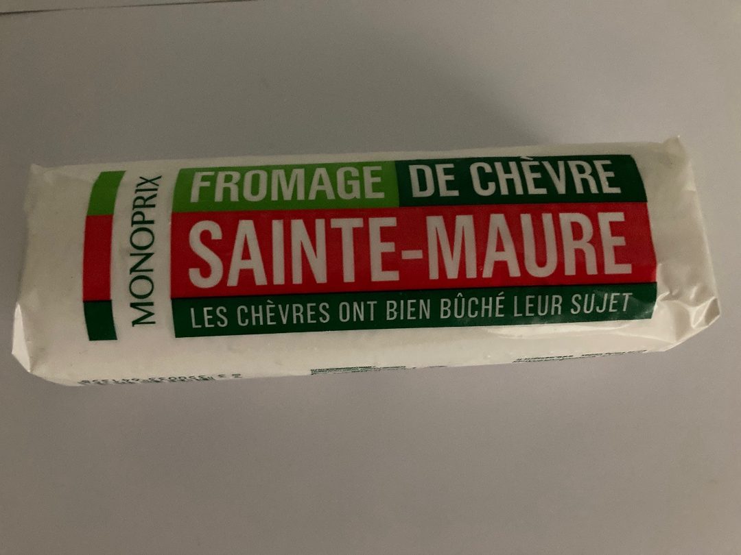 Sainte-maure Monoprix : photo 2 sur 2 du produit rappelé le 09/09/2022