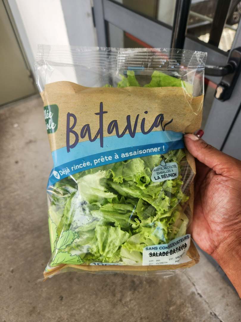 Salade batavia sachet 150 g Vallée Créole : photo du produit rappelé le 02/08/2024