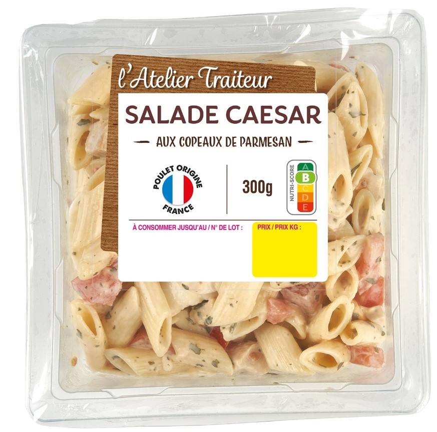 Salade caesar 300g - l'atelier traiteur : photo du produit rappelé le 20/06/2023